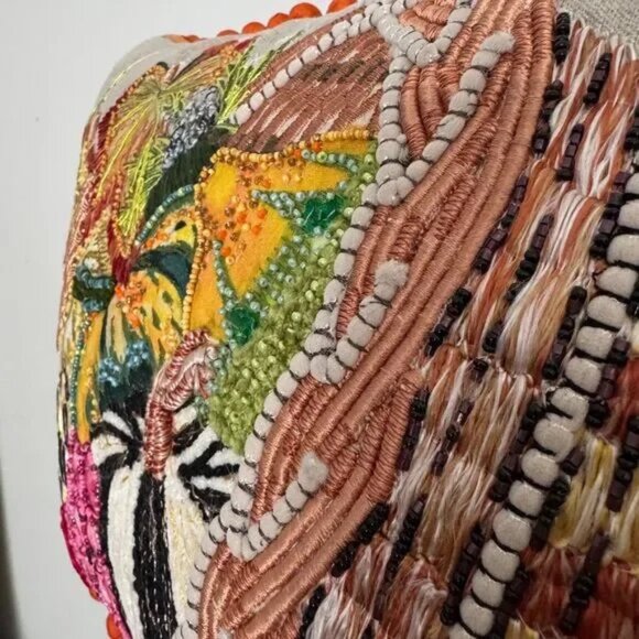 NWT MACKENZIE-CHILDS Cornucopia Lumbar Pillow - Picture 8 of 9